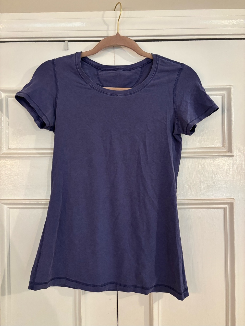 Lululemon Lively Crewneck Tshirt Blue/Purple size 6